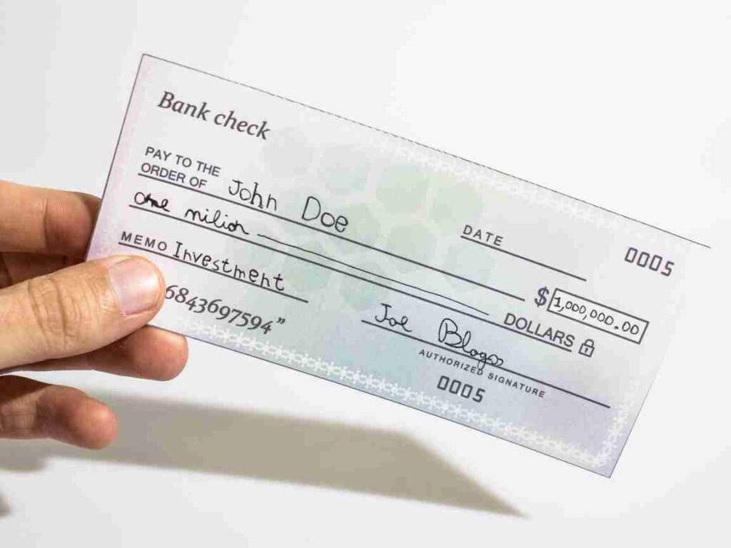 Write a Check to Yourself for Cash - FlashFish.net